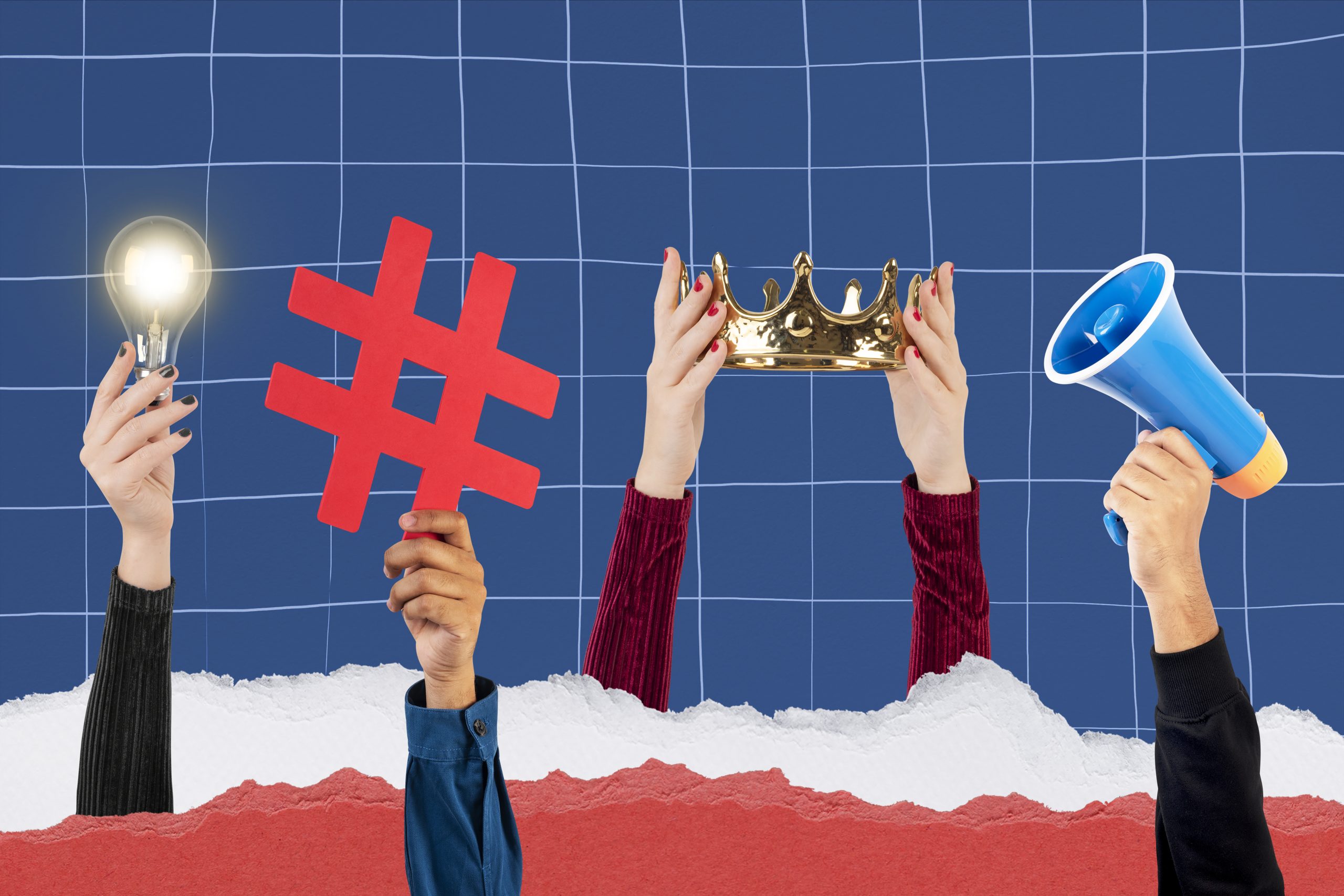 Marketing idea bulb social media campaign remix